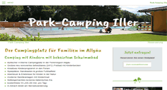 Desktop Screenshot of camping-iller.de