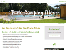 Tablet Screenshot of camping-iller.de